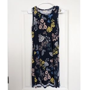 LOFT Outlet Floral Cotton Shift Dress